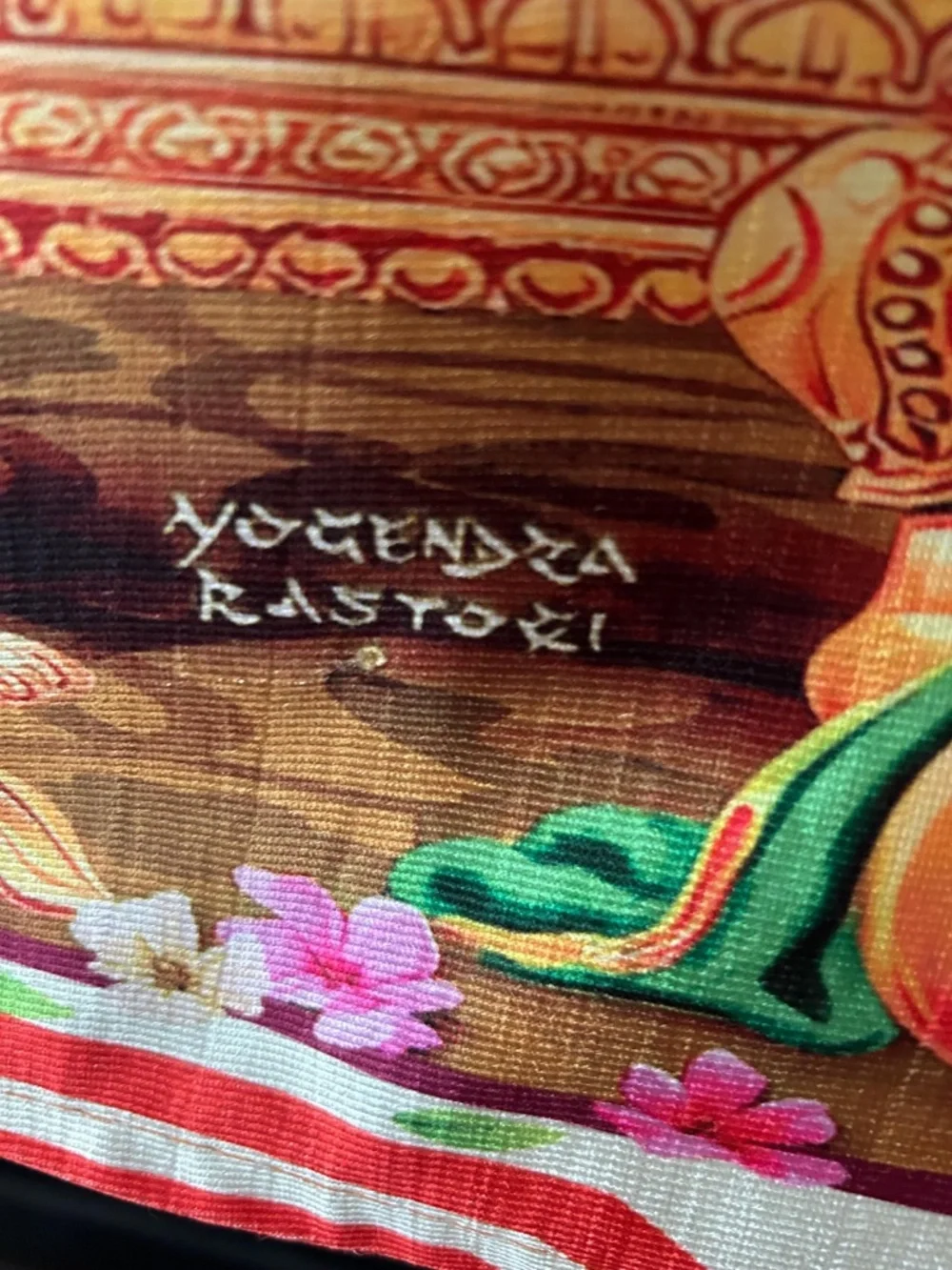 Lord Ram Darbar Tapastry Wall Art Hanging, Large | NEW